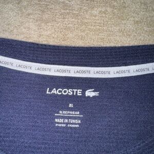 Lacoste Dark Blue Waffle Knit Sweater